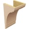 Ekena Millwork 8"W x 8"D x 16"H Wide Olympic Rough Cedar Woodgrain TimberThane Corbel, Primed Tan CORUR08X08X16OLYRCPR - alternate 2